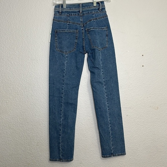 Sam Edelman Women’s Size 24 Stovepipe Jeans Tapered Leg NWT $119 Slim Denim - Picture 4 of 14